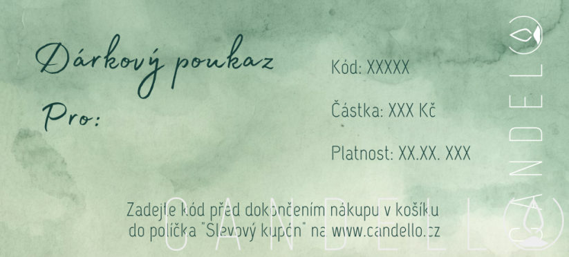 Dárkový poukaz - Edice: Univerzální