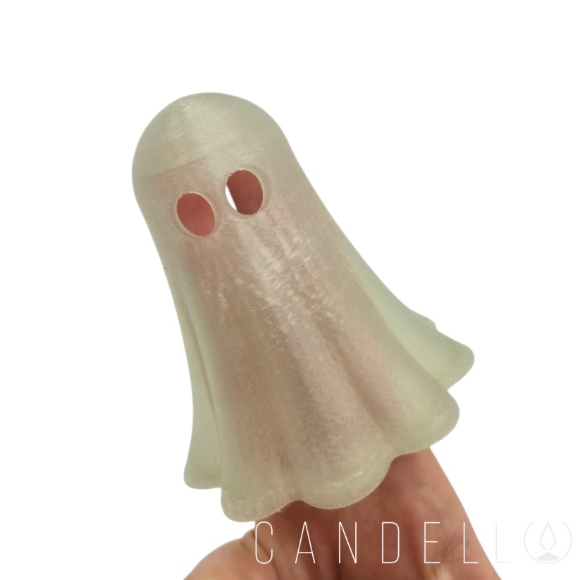 Svítící duch z 3D tisku