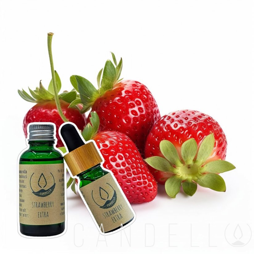 Strawberry Extra - Velikost: 30 ml (bez kapátka)