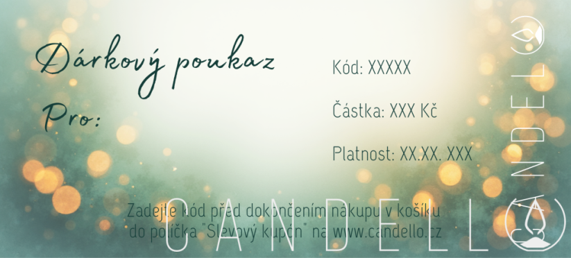 Dárkový poukaz - Edice: Univerzální
