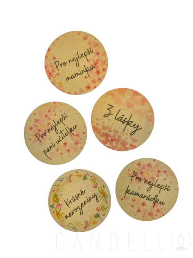 Samolepka na dárkový set