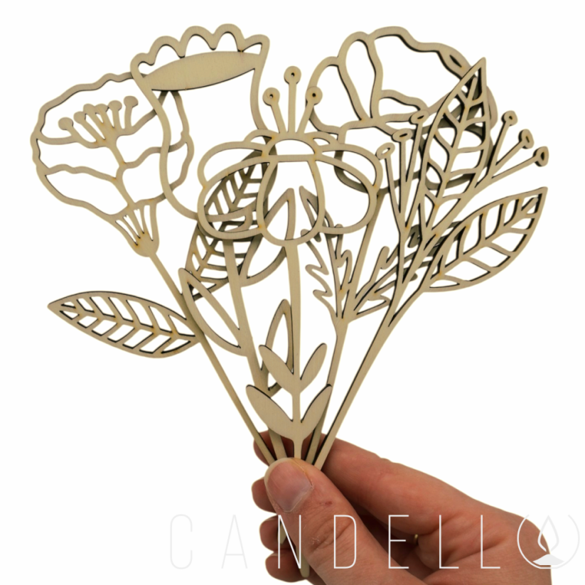 Gravírované květiny