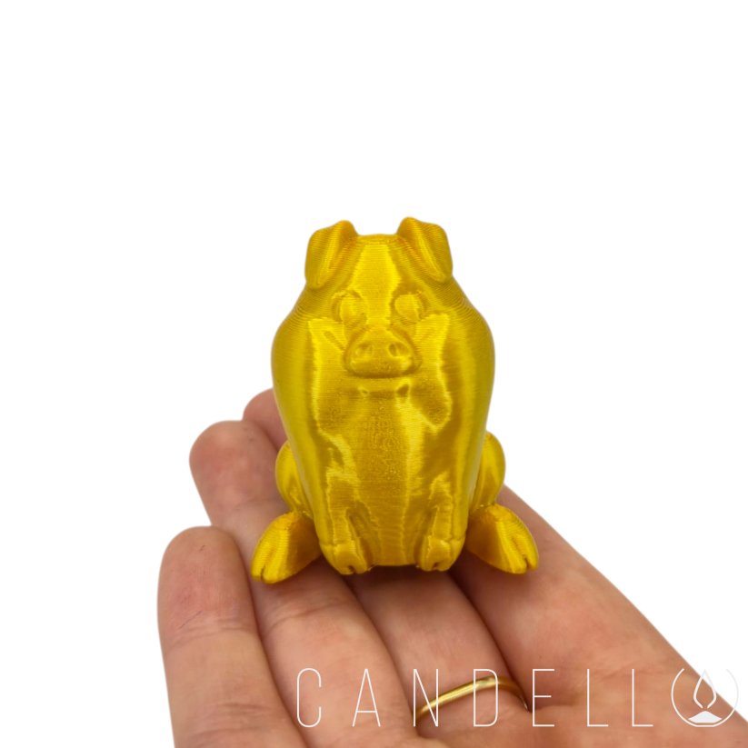 Zlaté prasátko z 3D tisku