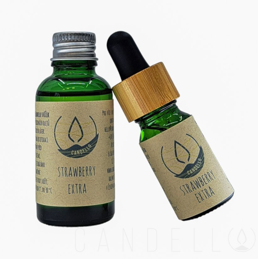 Strawberry Extra - Velikost: 30 ml (bez kapátka)